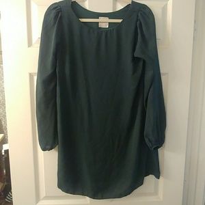 Hunter Green Long Sleeve Top